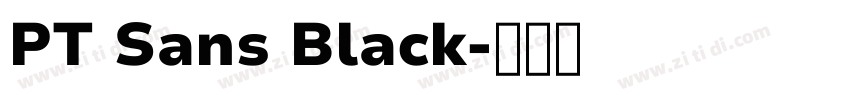 PT Sans Black字体转换 PT Sans Black字体转换